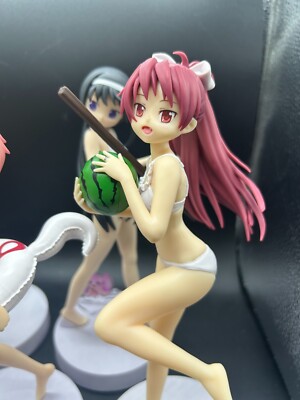 Puella Magi Madoka Magica EXQ Swimsuit Ver. Figure Set of 5 | eBay