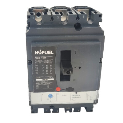 LV430632 circuit breaker ComPact NSX160F,36 KA at 415VAC,TMD trip unit 100A,3P3D