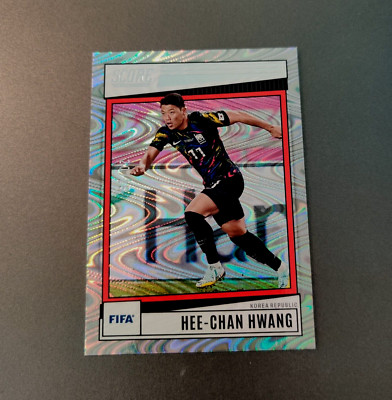 Hee-Chan Hwang - 2022-23 Panini Score FIFA - South Korea - Silver Swirl /25