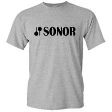 Sonor Drums Cymbals Men's Grey Size S-5XL
