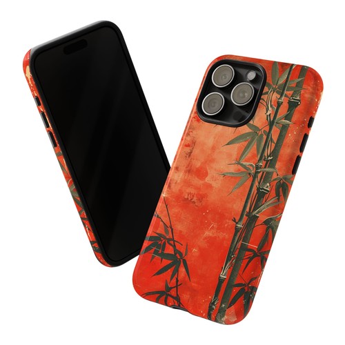 Bamboo Shoots Red - Phone Ink Case for iPhone, Galaxy, Pixel - Picture 53 of 281