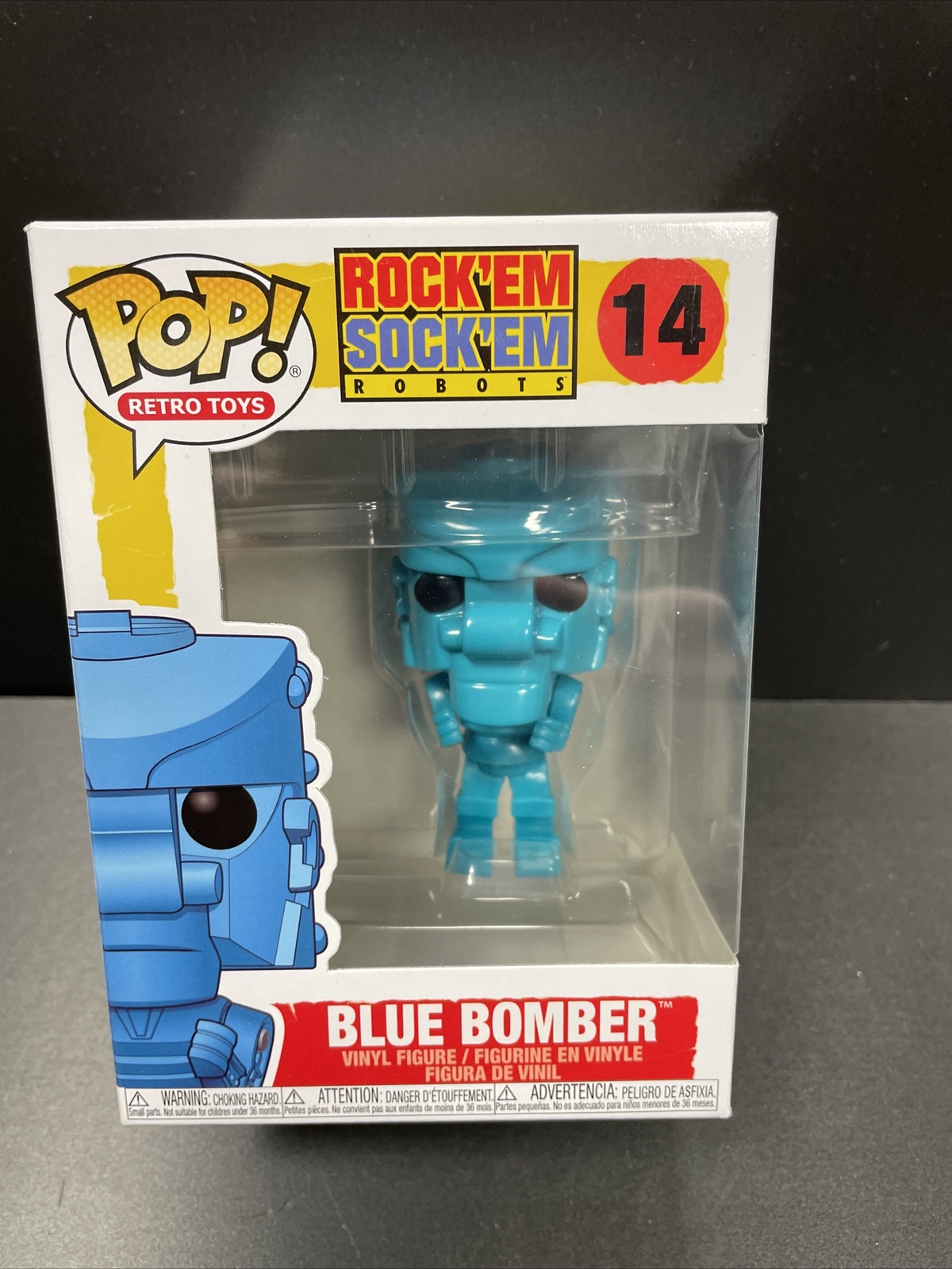 Blue Bomber #14 Rock’em Sock’em Robots Pop! Retro Toys Vinyl Figure Funko Pop