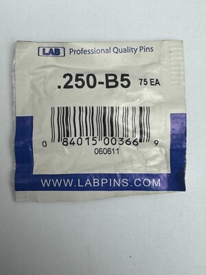 Lab Pins - 75ct - Lock Cylinder Pins - Bottom Pin - .250 Grey | eBay