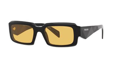 Prada Sunglasses PR 27ZS 16K70A Black yellow Man | eBay