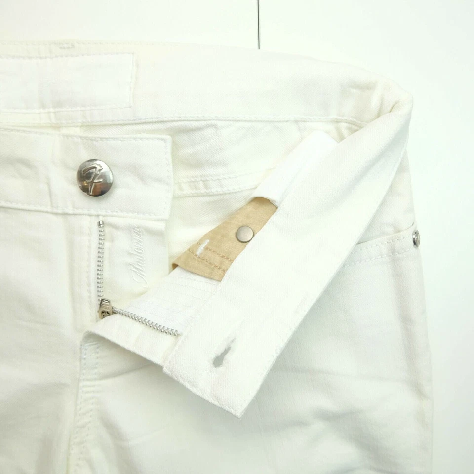 RRP €237 Seven7 White Medium Rise Regular Straight Fit Jeans Size W24 - Image 4 of 4