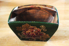 Antique Chinese Barries Wooden basket
