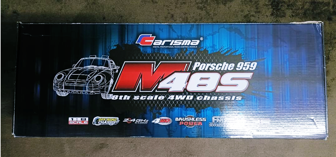 ポルシェ959 電動RCカー 1/8 4WD M48S 1/8 Scale Porsche 959 Electric RC Car 4WD M48S 520 × 231