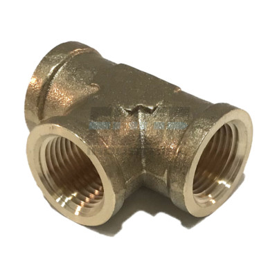 Raccordo A T Per Tubo Benzina In Ottone – 3 Vie 6mm – Per Linea Aria, Olio, Gas E Acqua