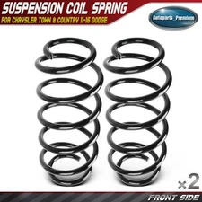 2x Front Side Coil Springs for Chrysler Town & Country Dodge Grand Caravan Ram