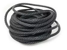 5/16" Black Flagpole Halyard Cable Core Stainless Steel Wire Heavy Duty USA Made
