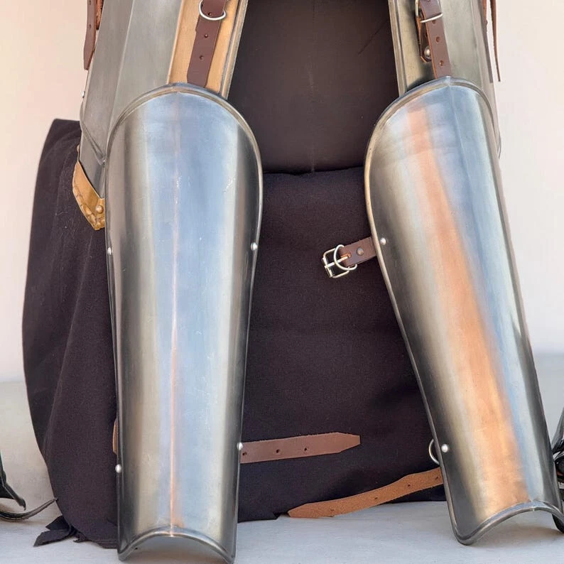 Traje de armadura de caballero de acero enano en Moria cuerpo completo regalo para él Foto 4 de 4