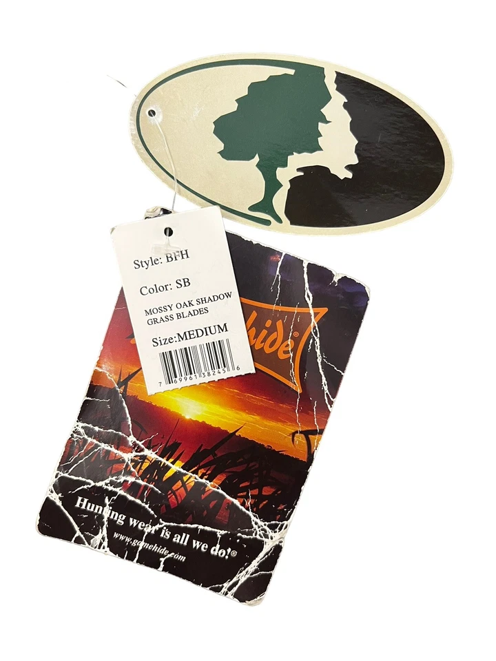 New Mossy Oak Gamehide Mens Hoodie Shadow Grass Blades Hunting Size Mens M - Image 4 of 4