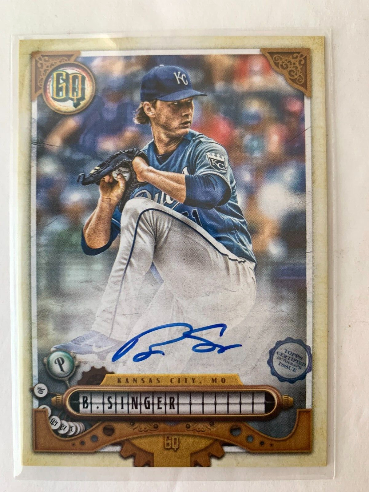 BRADY SINGER AUTO  2022 TOPPS GYPSY QUEEN GQ AUTOGRAPHS KC ROYALS #GQA-BS