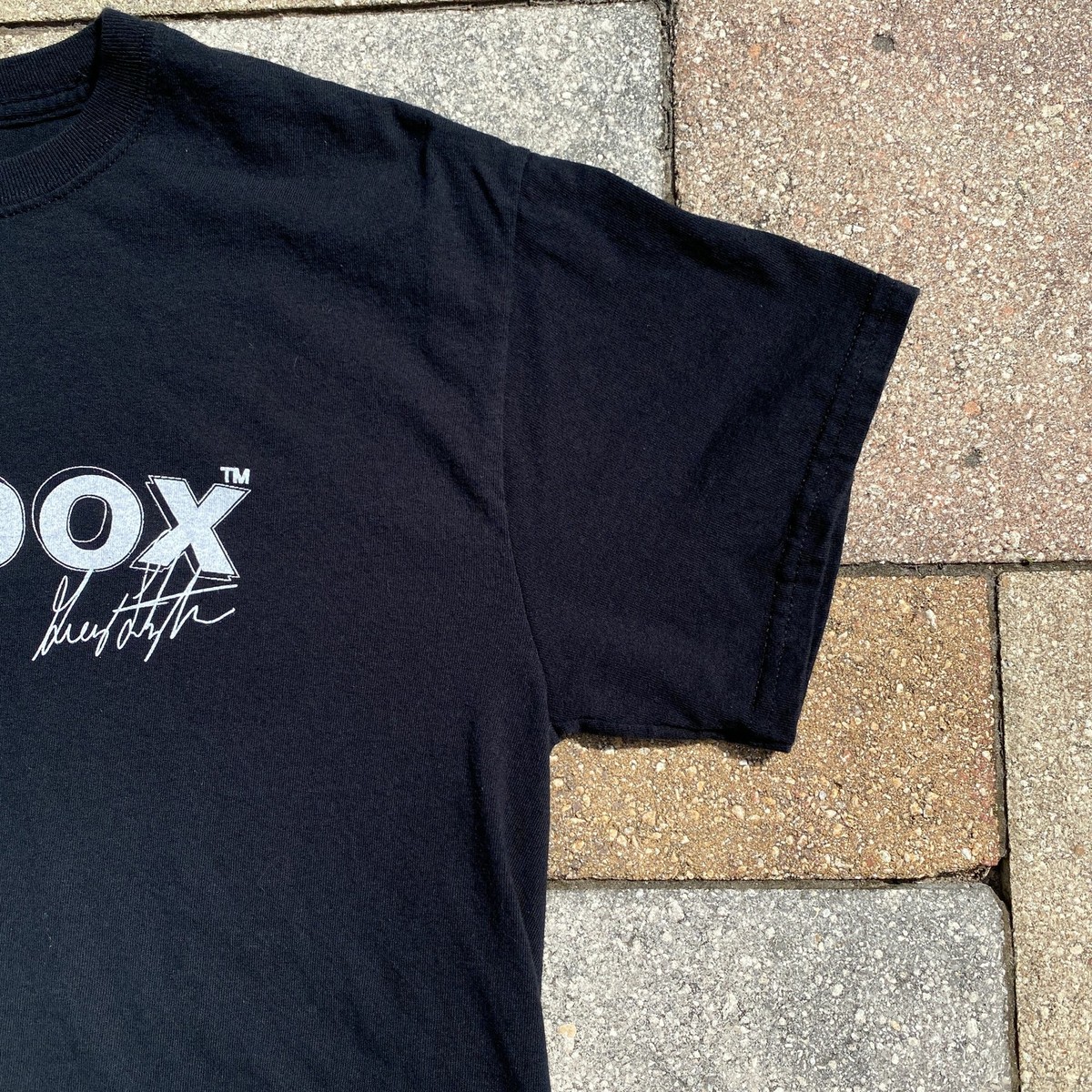 ★MUCENT★ SMALL LOGO T Black White P00000IA Black FUNBOX Logo Skate T Shirt Size Medium Skateboard