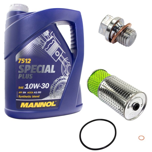 MotoröL ÖLfilter SF501 10W30 5 Liter + ÖLablassschraube FüR Mercedes 123 T Model-image