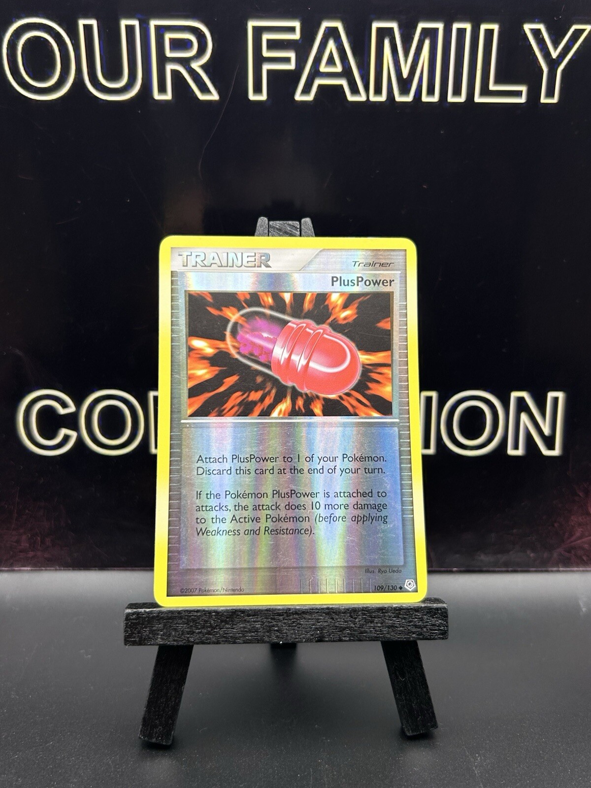 PlusPower 109/130 Reverse Holo Uncommon Pokémon TCG Diamond and Pearl Trainer LP
