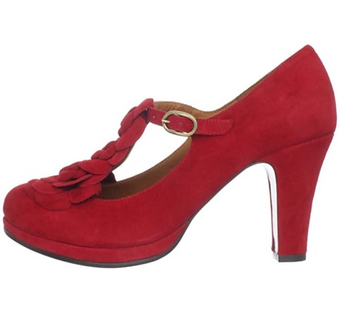 CHIE MIHARA Vintage SHOES SOUR FLORAL T-STRAP HEELS PUMP Size 7 NEW! $450 Value - Picture 2 of 8