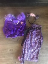Halloween Purple Cat Costume Youth Medium/Large