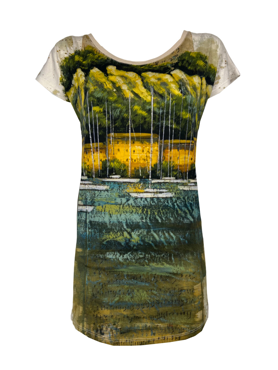 Футболка VESTILARTE donna multicolor X-DM05 MONTEFORTE PORTO СДЕЛАНО В ИТАЛИИ