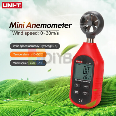 UNI-T UT363 Handheld Digital Anemometer Wind Speed Tester Air Flow Speed Meter