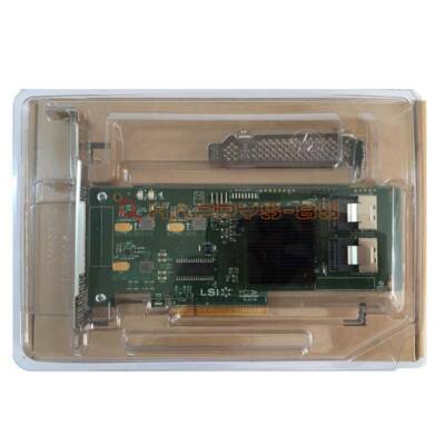 Eins Neu LSI 9211-8i SAS SATA 8-port Pci-E 6Gb RAID Controller Card