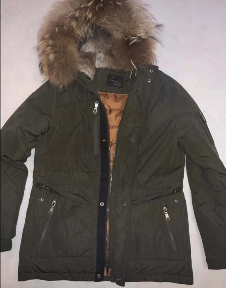 Parka da bambino Yes- Zee, colore verde, tg M; 10/12 Anni; - Immagine 3 di 4