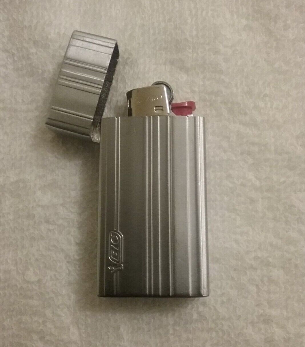 Vintage Mini Bic M1 series metal lighter case NOS rare (almost gone)