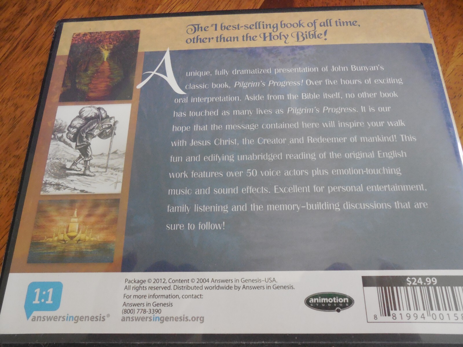 The Pilgrim's Progress by John Bunyan- Audio Drama 5 CD’s by Answers In ...