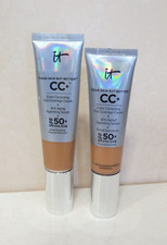 2 IT COSMETICS YOUR SKIN BUT BETTER CC FULL COVERAGE CREAM SPF 50 RICH 1.08 OZ