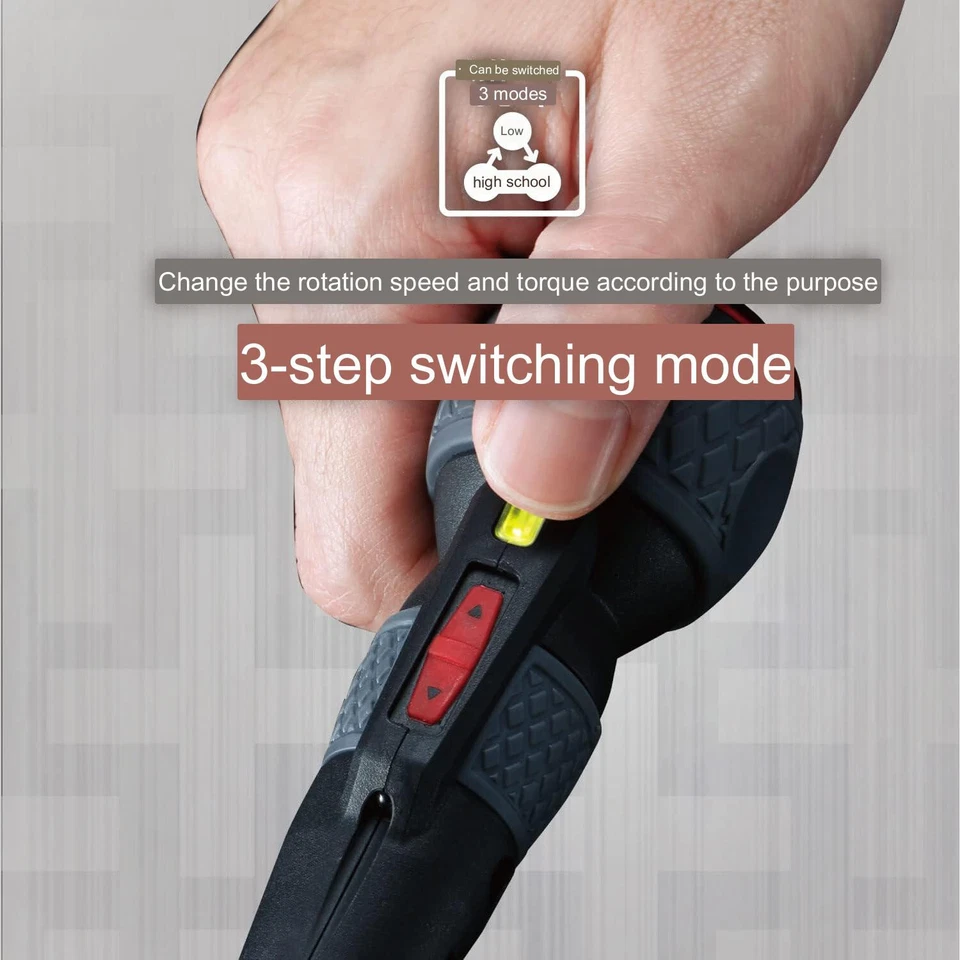 Vessel 3 Speed Rechargeable Electric Ball Grip Screwdriver JAPAN 220USB-P1 - Image 4 of 4