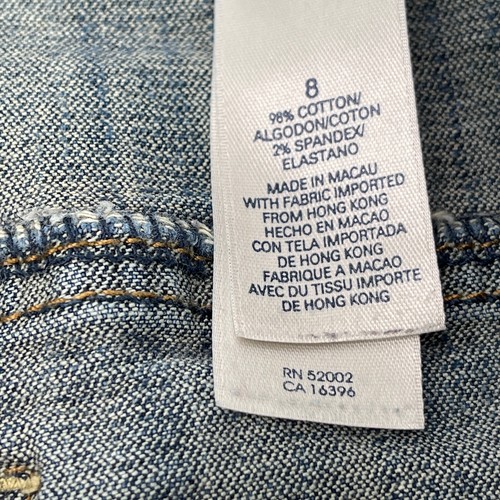 Tint Jeans Size 8 Stretch Bootcut Distressed Medium Denim Wash Womans 30X29 - Picture 6 of 7