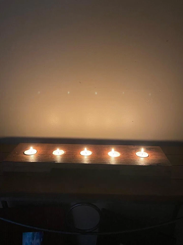 handmade tea light holder - Image 2 of 4