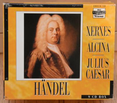Handel, 9 CD Box Set, Verona, Rare--Mint Wunderlich, WDR Live, Xerces, Alcina, +