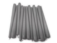 Box of 12 Tapered Candles 250 mm x 23 mm - Burn Time 8 Hours - Colour Choice