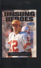 1999 FLEER FOOTBALL CARD RICH GANNON NM-MT #14of30 UNSUNG HEROES