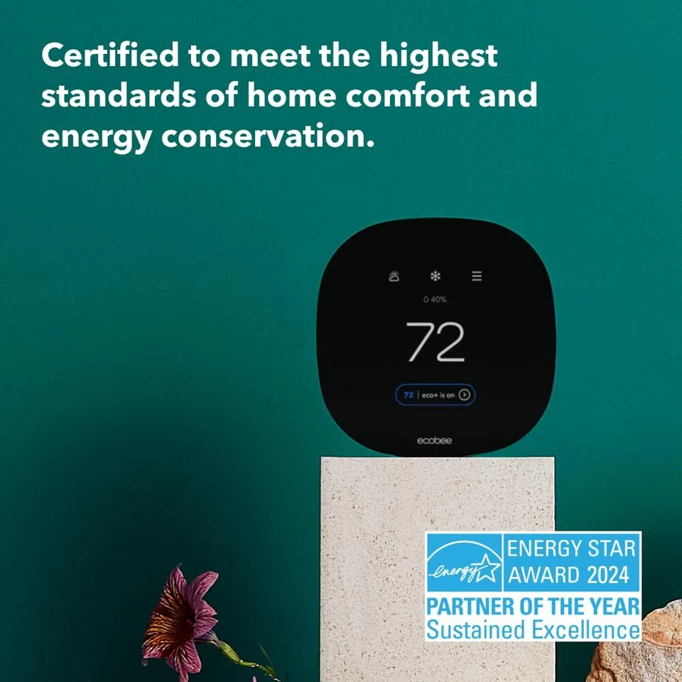 ecobee Smart Thermostat Save 23 on Energy Costs WiFi Control for HVAC - Image 3 of 4