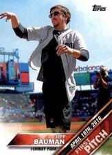 2016 Topps Update First Pitch #FP-1 Jeff Bauman RED SOX
