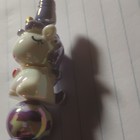Purple Plastic Unicorn Topper Ballpoint Pen Black Ink White & Purple Topper — photo 3