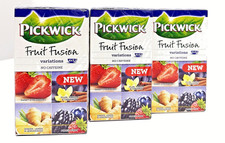 3pc * Pickwick Fruit Tea, Herbal Infusion with Fruit&Berry Pieces, Caffeine-Free 3pc * Pickwick Fruit Tea, Herbal Infusion with Fruit&Berry Pieces, Caffeine-Free