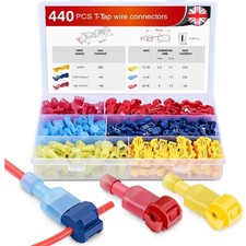 240/60x Quick Splice Electrical T Tap Wire Crimp Cable Terminals Connectors Kit