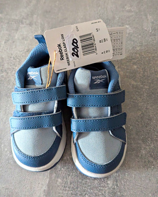 Reebok Weebok Clasp Low Baby Sneaker Low Top Klettverschluss blau/grau EU 22