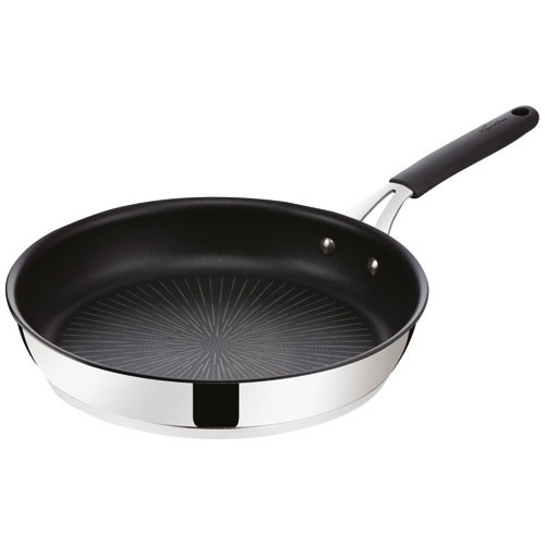 Poêle inox revêtue 28cm Lagostina en acier 18/10 durable