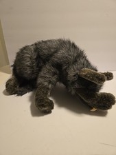 VTG FOLKMANIS FOLKTAILS 21" BIG BAD WOLF GREY PUPPET PLUSH STUFFED ANIMAL