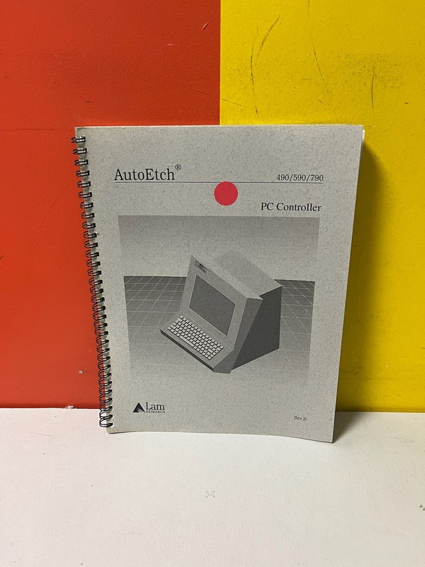 Lam Research 490/590/790 Controller Operating Manual