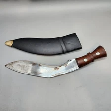 Vintage India Kukuri Knife Fighting Sirupati 12" Blade Sheath Khukuri Gurkha