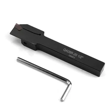 1/2"x1/2" Indexable Lathe Grooving Parting Holder QA08R-20 with 1 Piece... 