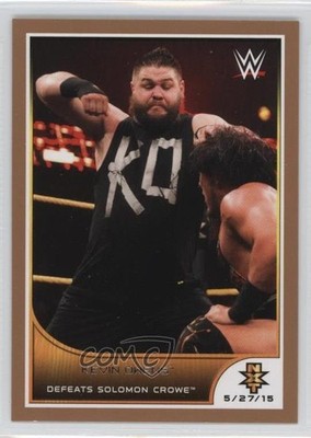 2016 WWE Road to Wrestlemania Tag Team Championship Bronze Kevin Owens Patch 0c3
