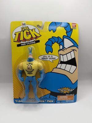 The Tick Bandai  Tick Talkers I Dig Dinosaur Neil action figure 1995 Vintage