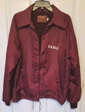 Vintage Collegiate Pacific Alabama Crimson Tide Windbreaker Jacket. Sz Med. EUC