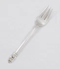 International Royal Danish Sterling Silver Salad Fork - 6 3/8" - NO MONO